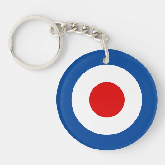 Mod Roundel Double-Sided Sleutelhanger (Voorkant)