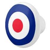 Mod Roundel Target Keramische Knop (Rechts)