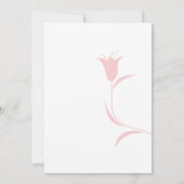 MOD ROZE TULP BRUILOFT KAART (Achterkant)