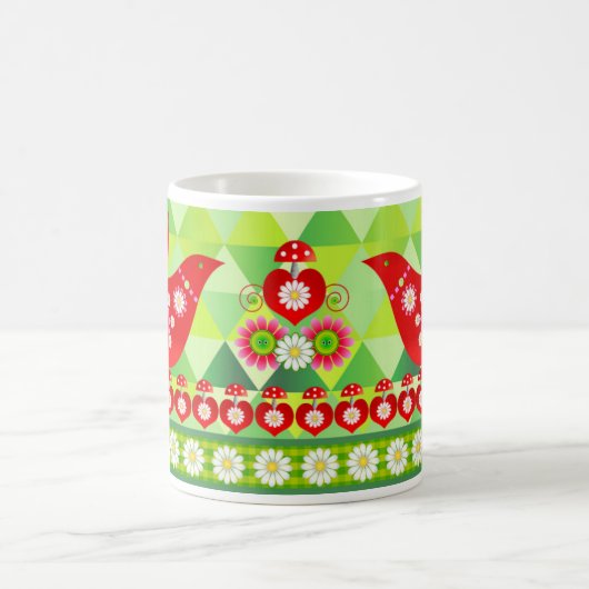 Mod Scandi Holiday Bird Mok (Center)