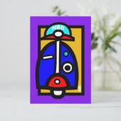 Mod Scooter Birthday-kaart Kaart (Staand voorkant)