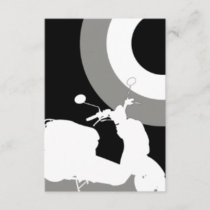 Mod Scooter RSVP-kaart RSVP Kaartje