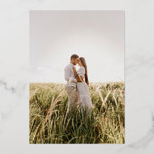 Mod Shapes Lijst Wedding Folie Uitnodiging (Achterkant)