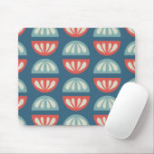 Mod Shells Blue Muismat (Met muis)