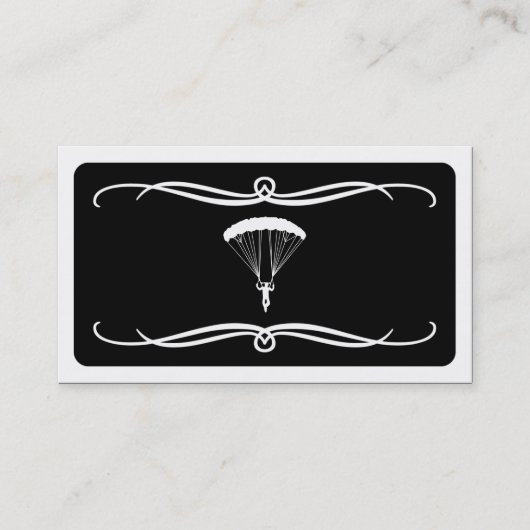 mod skydive (aanpasbare kleur) visitekaartje (Voorkant)