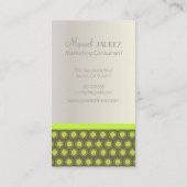 Mod Stars, cartes de visite monogrammes (Dos)