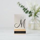 Mod Stars, cartes de visite monogrammes (Debout devant)
