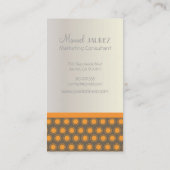 Mod Stars, cartes de visite monogrammes (Dos)