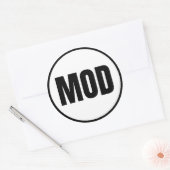 MOD - Sticker rond Modesto Classic (Enveloppe)