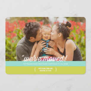 Mod Stripes Moving Announcement Aankondiging