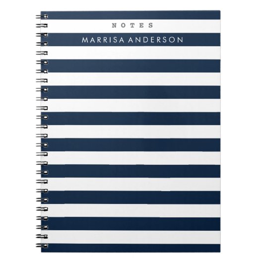 Mod Stripes Notitieboek (Voorkant)