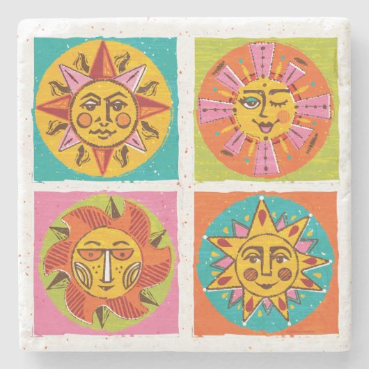 Mod Sun Faces Onderzetter (Voorkant)