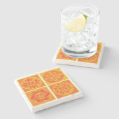 Mod Sun Faces Oranje Onderzetter (Zijkant)