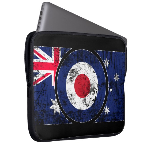 Mod Target Mods Australië Target Scooter Laptop Sleeve (Voorkant Rechts)