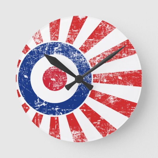 Mod Target Mods Sunburst Target Roundel Ronde Klok (Voorkant)
