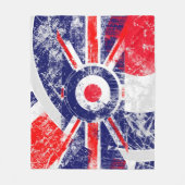 Mod Target Mods UK Target Roundel Fleece Deken (Voorkant)