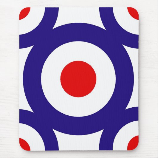 Mod Target Pattern Mousepad Muismat (Voorkant)