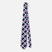 Mod Target Pattern Polka Dots Mode UK  Stropdas (Voorkant)