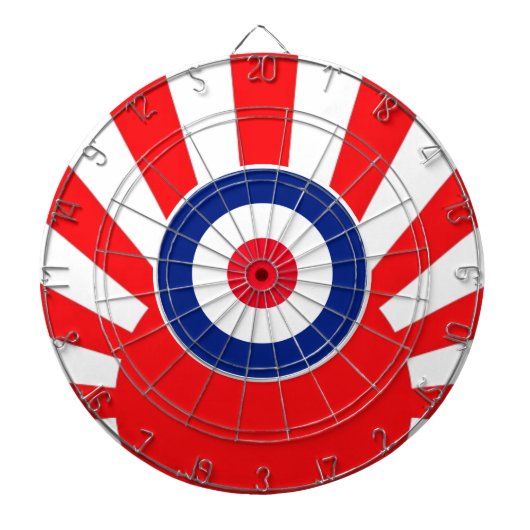 MOD Target Roundel over de crisis in Japan Dartbord (Voorkant)