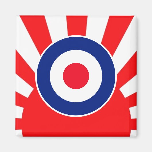 MOD Target Roundel over de crisis in Japan Magneet (Voorkant)