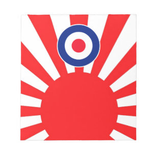MOD Target Roundel over de crisis in Japan Notitieblok