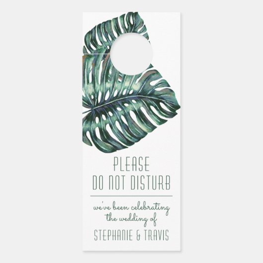 Mod Topical Monstera niet storen bruiloft (Voorkant)