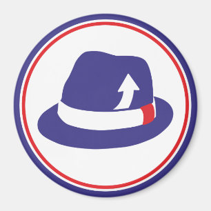 Mod Trilby Magneet