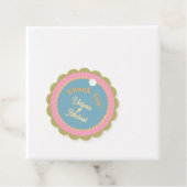 Mod Trouw Daisy Kleurrijk dank je Bedankjes Labels (In situ)