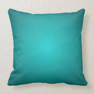 Mod Turquoise Dimensional 3D Spectrum Decor Pillow Kussen
