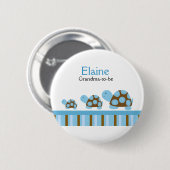 MOD TURTLESSEN NAAM TAG Personalized Button (Voorkant /achterkant)