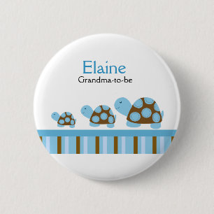 MOD TURTLESSEN NAAM TAG Personalized Button