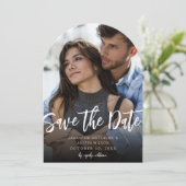 MOD V Photo Bold De datum opslaan - Donkerder Arc Kaart (Staand voorkant)