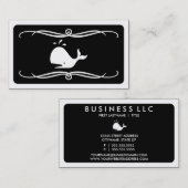 mod walvis (aanpasbare kleur) visitekaartje (Voorkant / Achterkant)
