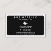 mod walvis (aanpasbare kleur) visitekaartje (Achterkant)