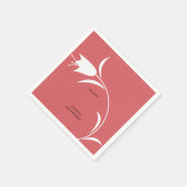 MOD WITTE TULP BRUILOFT SERVET (Hoek)
