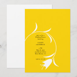 MOD YELLOW TULIP VRIJGEZELLENFEEST KAART