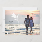 MOD YELLOW TULP WEDDING BEWAAR DE DATUM KAART (Voorkant)