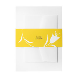 MOD YELLOW TULP WEDDING UITNODIGINGEN WIKKEL