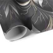 Mod Zwart Wrapping Paper Roll Cadeaupapier (Rol Hoek)