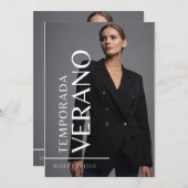 Moda diseño kaart (Voorkant / Achterkant)