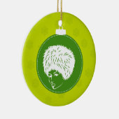 Modachtig Limoen kerstfeest Keramisch Ornament (Rechts)