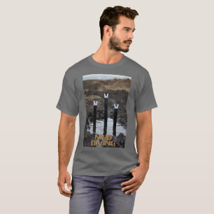 Modder duiken heren grijs T-shirt