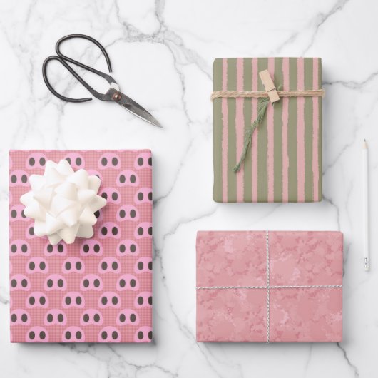 Modderbad Piggy coördinaten Wrapping Paper Sheets (Voorkant)