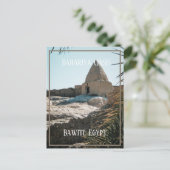 Modderbaksteengebouw, Bahariya Oasis, Egypte Briefkaart (Staand voorkant)