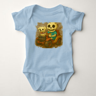 Modderchaos met Baby en Waggles Romper