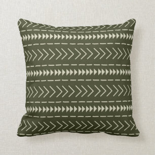 Modderdoek Bosgroen Kussen