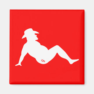 Modderflap Man magneet