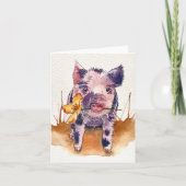 modderig varkentje kaart (Voorkant)