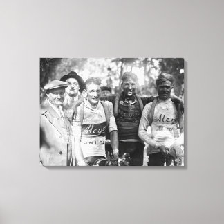 Modderige Gezichten Tour de France 1928 Na Etappe Canvas Afdruk