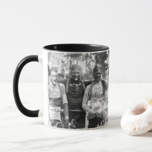 Modderige Gezichten Tour de France 1928 Na Etappe Mok
